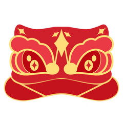 Illustration PNG of Chinese New Year Dragon, Perfect for Decoration and Greeting Card of Chinese New Year