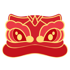 Illustration PNG of Chinese New Year Dragon, Perfect for Decoration and Greeting Card of Chinese New Year  