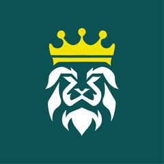 Modern Minimalist King Logo