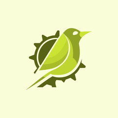 Modern Minimalist Bird Logo