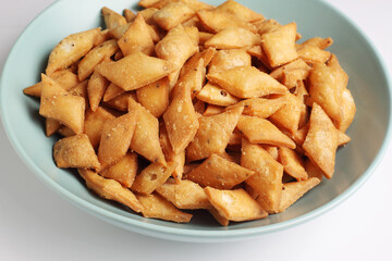 Shankarpali, shakkarpara, murali, khurma, lakdi mithai, or simply mithai is an Indian sweet snack