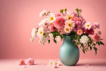 Obraz na płótnie Canvas flowers in vase