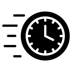 fast time clock icon