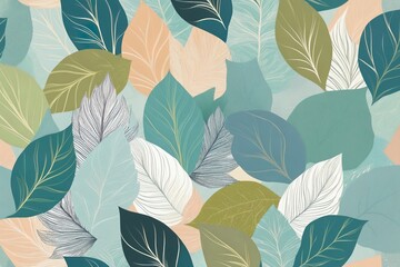 Beautiful plant themed wallpaper