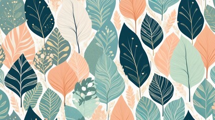 Beautiful plant themed wallpaper