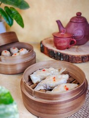 Fototapeta na wymiar Dim sum Chinese Food