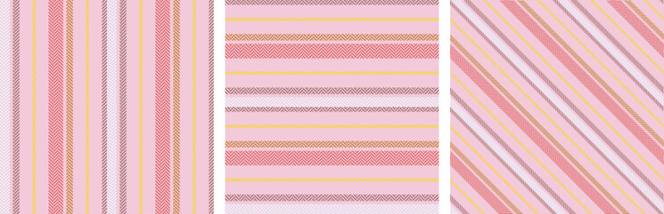 Set seamless stripe pattern.