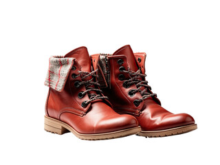 Holiday Boots Isolated On A Transparent Background