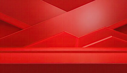 Abstract red background with smooth lines for design purpose.
