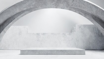 Abstract cement background with smooth lines.