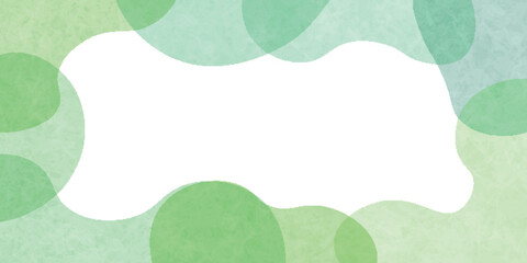 新緑　和紙　水彩　背景	