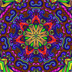 	
Wallpaper vintage detailed and beautiful mandala pattern background premium vector