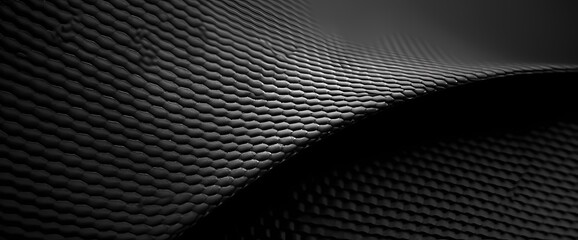 Intricate details of carbon fiber texture captured in high definition, set against a modern technological background