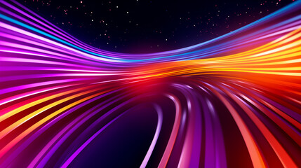 Fototapeta na wymiar speed motion blur, abstract background with glowing lines