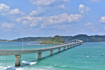 角島大橋　山口　日本海