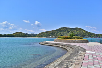 阿川ほうせんぐり海浜公園　海　山口 © 頼朝