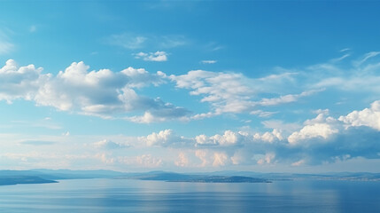 blue sky and clouds