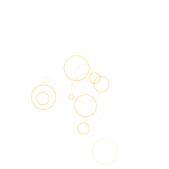 An abstract transparent bubble shape neon circles pattern design element.