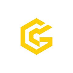 G logo initial letter identity vector design modern style