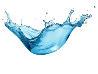 water splash element transparent background