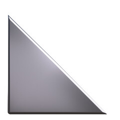 silver abstract shape