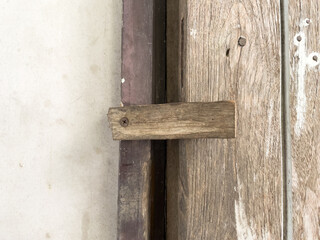 old wooden door