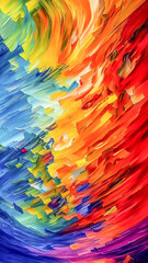 Abstract paint brush background gennerative AI illustrations