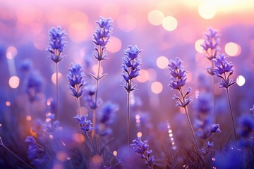 Lavender Twilight: Combine the soothing colors of lavender.