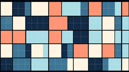 a minimalist square pattern