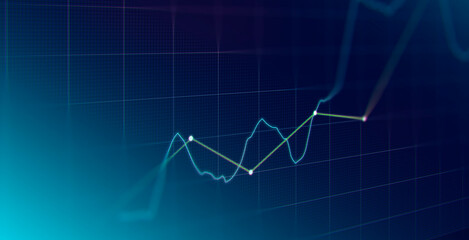 Show graphs, data analysis, economy and trading, stock exchange and currency exchange rates. Forecasting and evaluating business performance