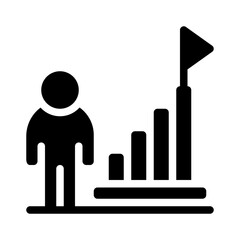 business people glyph icon
