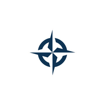 compass house logo design vector free