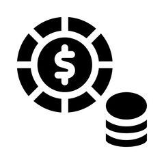 Funds glyph icon