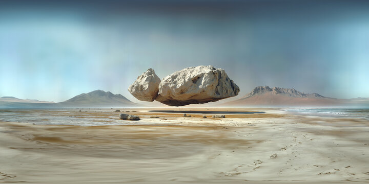 Surreal landscape 8k VR, spherical panorama, vr 360 