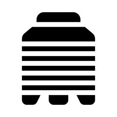 water tank glyph icon
