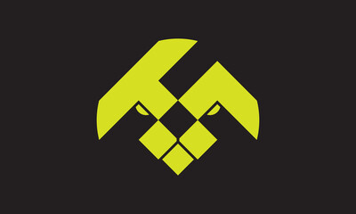 Modern Letter A Lion Logo