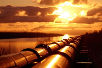 pipe in construction for plumbing or infrastructure projects in factory professional photography