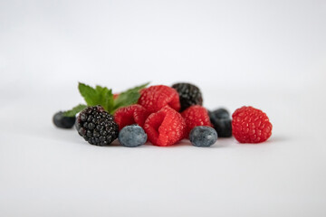 Berries on a white background