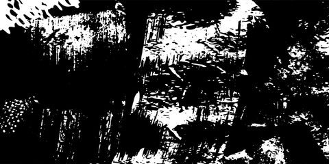 Rough black and white texture vector. Distressed overlay texture. Grunge background. Abstract textured effect. Vector Illustration. Black isolated on white background. grunge abstract