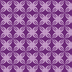 Symmetrical Elegance: Seamless Floral Abstract Pattern Design