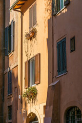 Old houses in Rome, Italy