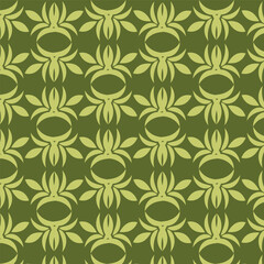 Abstract Floral Fusion: Seamless Geometry Pattern Design