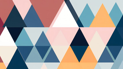 a minimalist triangle pattern