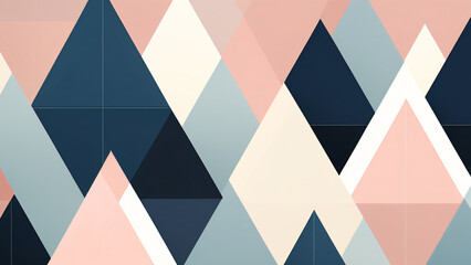 a minimalist triangle pattern