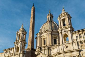 Fototapeta premium Sant'Agnese in Agone church in Rome, Italy