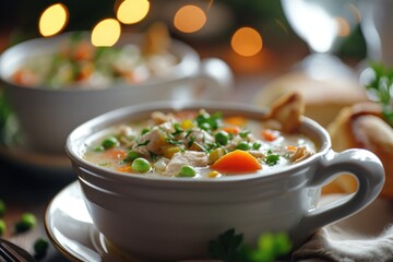 Chicken Pot Pie Soup. Food Mashup