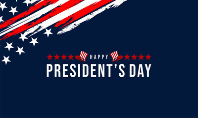 President's Day Background Design. Banner, Poster, Greeting Card. Vector Illustration.