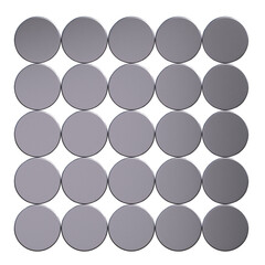 silver abstract shape