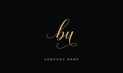 BU, UB, B, U Abstract Letters Logo Monogram