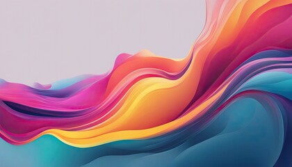 abstract colorful background with smooth lines and bokeh effect.